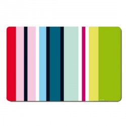 Set de table multicolore rayures remember stripes