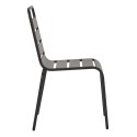 chaise design exterieur acier noir house doctor helo