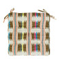 Sitzkissen aus Ikat-Gewebe von Madam Stoltz Sitzkissen aus Ikat-Gewebe von Madam Stoltz