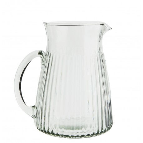 carafe vintage verre strie madam stoltz