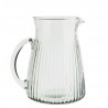 Carafe verre strié Madam Stoltz