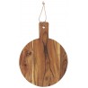 planche a decouper ronde a suspendre bois fonce acacia ib laursen