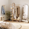 portant vetements etagere design bois clair umbra bellwood