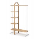 portant vetements etagere design bois clair umbra bellwood