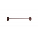 porte serviette barre metal laiton bruni rouille house doctor pati