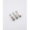 patere design metal argent industriel house doctor bath set de 3