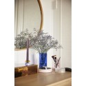 hubsch grand miroir mural rond bois clair