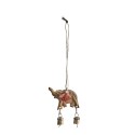 carillon decoration a suspendre metal dore elephant madam stoltz