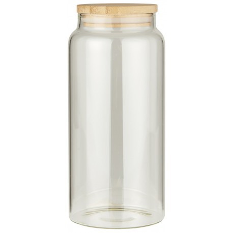 bocal de conservation verre bois ib laursen 1300 ml