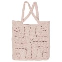 sac crochet rose coton vintage ib laursen