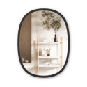 Miroir mural ovale Umbra Hub noir