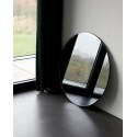 Miroir rond épuré gris House Doctor Walls D 50 cm