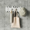 PORTE MANTEAU DESIGN MURAL UMBRA STICKS blanc