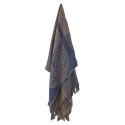 plaid chic neo art deco bleu motif geometrique bloomingville tiffanie