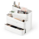 organiseur maquillage cosmetique salle de bains blanc umbra glam