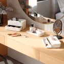 organiseur maquillage cosmetique salle de bains blanc umbra glam