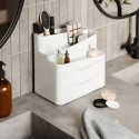 organiseur maquillage cosmetique salle de bains blanc umbra glam