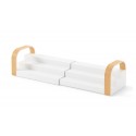 etagere a epices rangement plan de travail blanc umbra bellwood