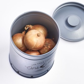 Pot conservation oignons métal Zeller