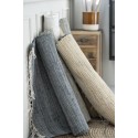 tapis de chambre gris fonce anthracite coton  ib laursen