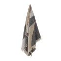 bloomingville plaid chic coton recycle beige gris motif geometrique