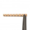 Portemanteau bois design mural umbra flip L bois clair