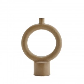 grand bougeoir cercle gres marron madam stoltz