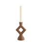 bougeoir gres terracota forme geometrique madam stoltz