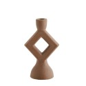 bougeoir gres terracota forme geometrique madam stoltz