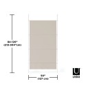 separateur de piece store sans percer tissu beige umbra anywhere