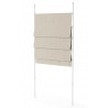 separateur de piece store sans percer tissu beige umbra anywhere
