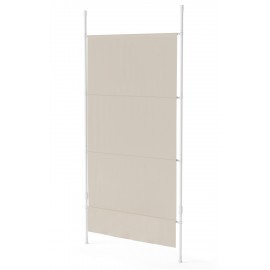 separateur de piece store sans percer tissu beige umbra anywhere