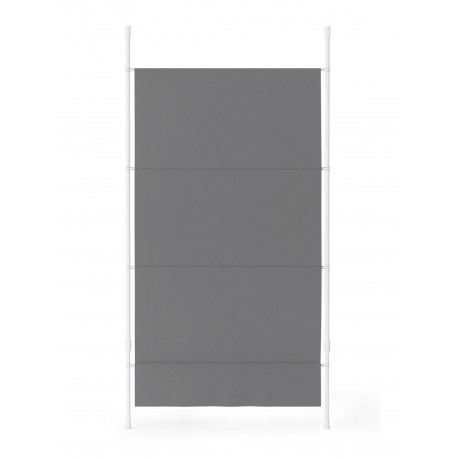 separateur de piece sans percage store gris fonce umbra anywhere