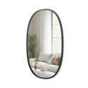 Miroir mural ovale contour en caoutchouc noir umbra hub