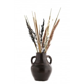 vase poterie rustique gres marron madam stoltz