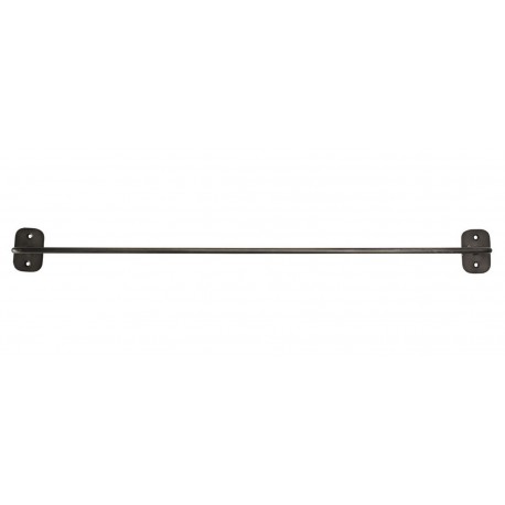 barre porte serviette metal noir patine industriel house doctor