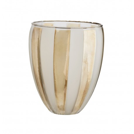 vase verre chic rayures dorees madam stoltz