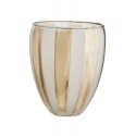 vase verre chic rayures dorees madam stoltz