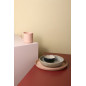 assiette creuse rustique vert gris porcelaine hk living