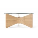 Table basse verre bois Umbra Madera