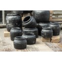 ib laursen cache pot noir style antique artisanal akropolis