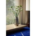 vase design chrome ceramique strie hk living