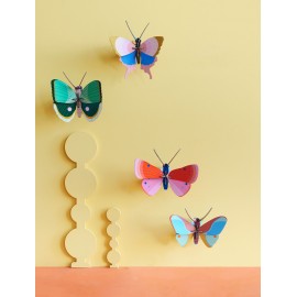 Papillon mural Studio Roof Gold Rim