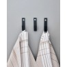 pateres murales metal noir industriel house doctor bath set 3