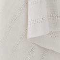 plaid blanc coton franges bloomingville niccoline