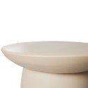 table basse ronde ceramique gres beige hk living