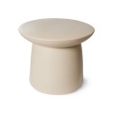 table basse ronde ceramique gres beige hk living