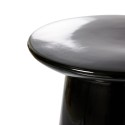 table basse bout de canape gres ceramique noire brillant hk living