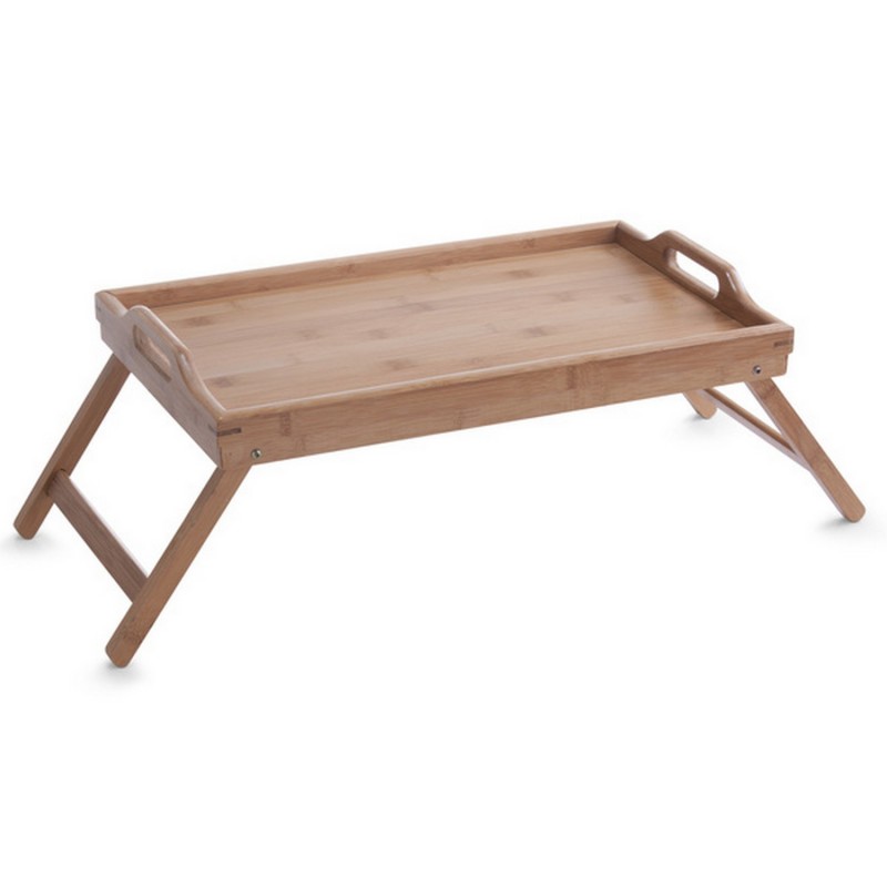 Table de lit plateau inclinable bois de bambou zeller - Kdesign