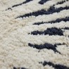 petit tapis hk living design noir blanc monochrome
